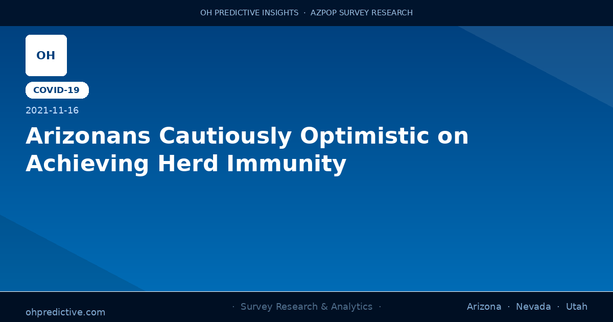 Arizonans Cautiously Optimistic on Achieving Herd Immunity