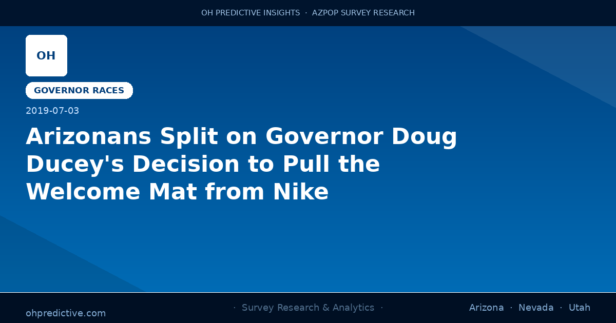Arizonans Split on Governor Doug Ducey's Decision to Pull the Welcome Mat from Nike