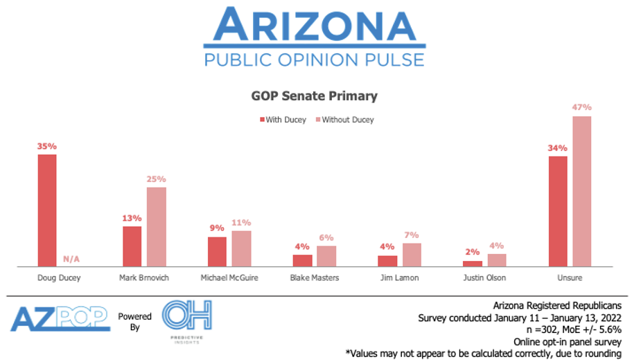 State of the Arizona U.S. Senate Contest