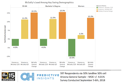 McSally Lead Among Swing Demographics